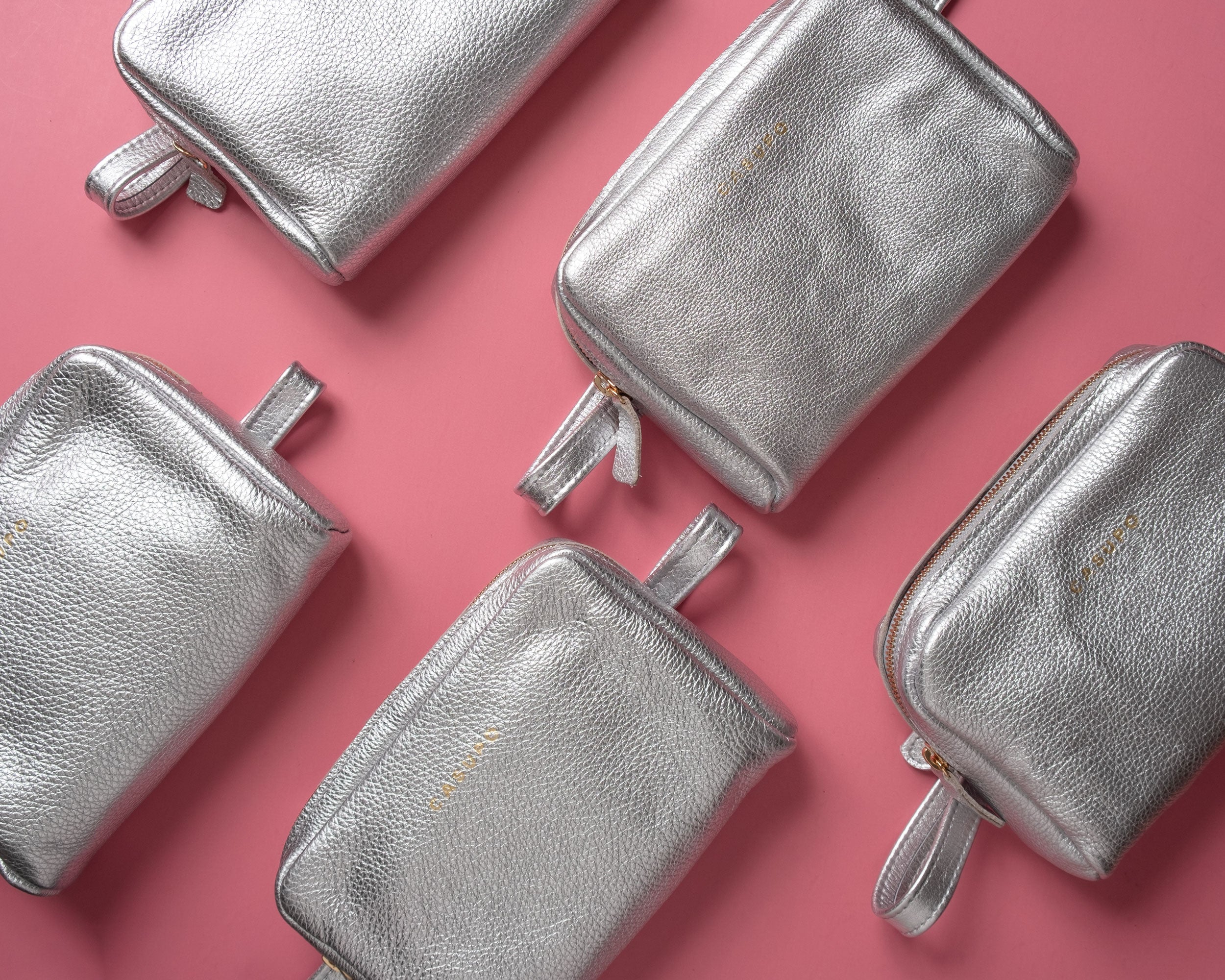 Red leather Crossbody bag for women