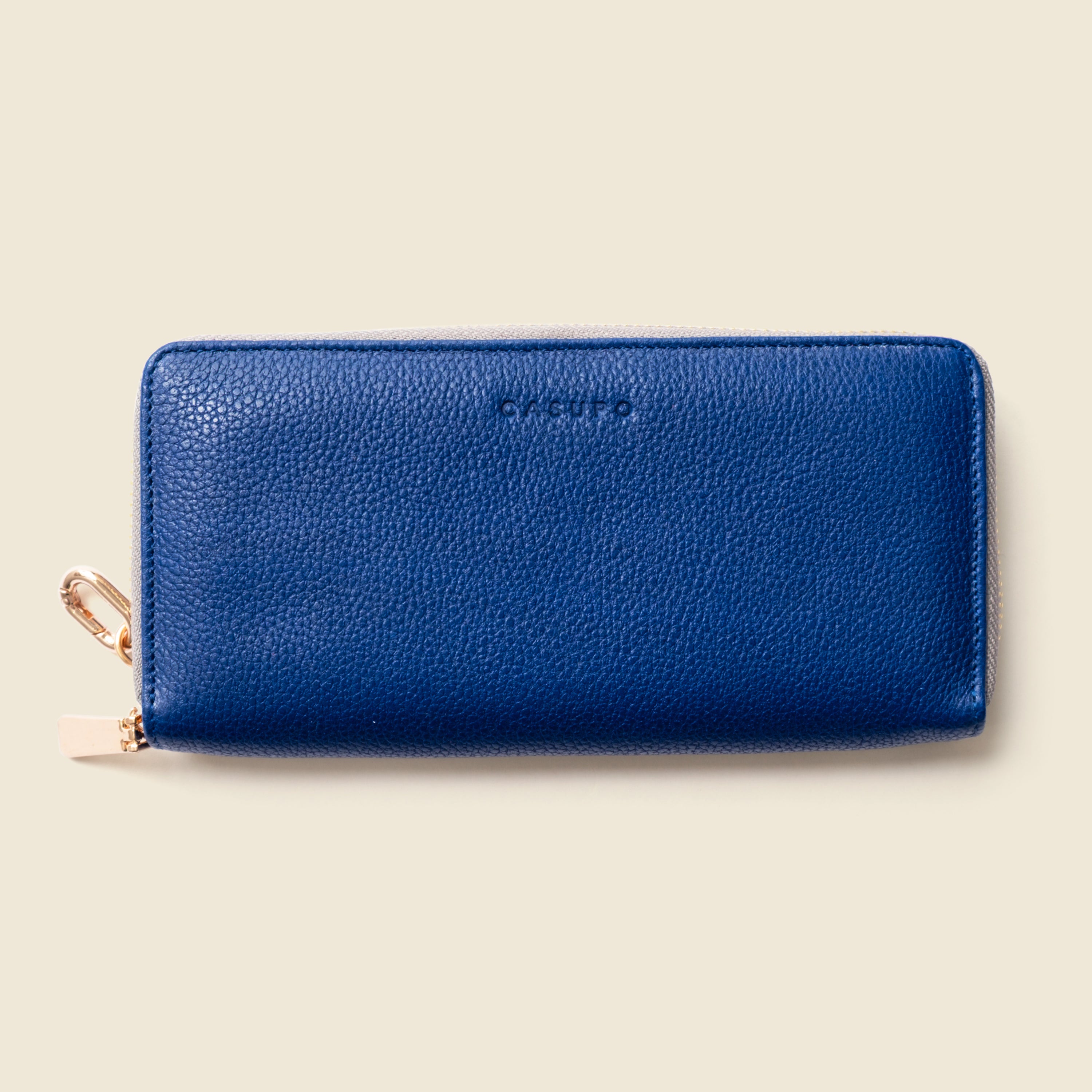 Black rectangular clutch bag on a white background