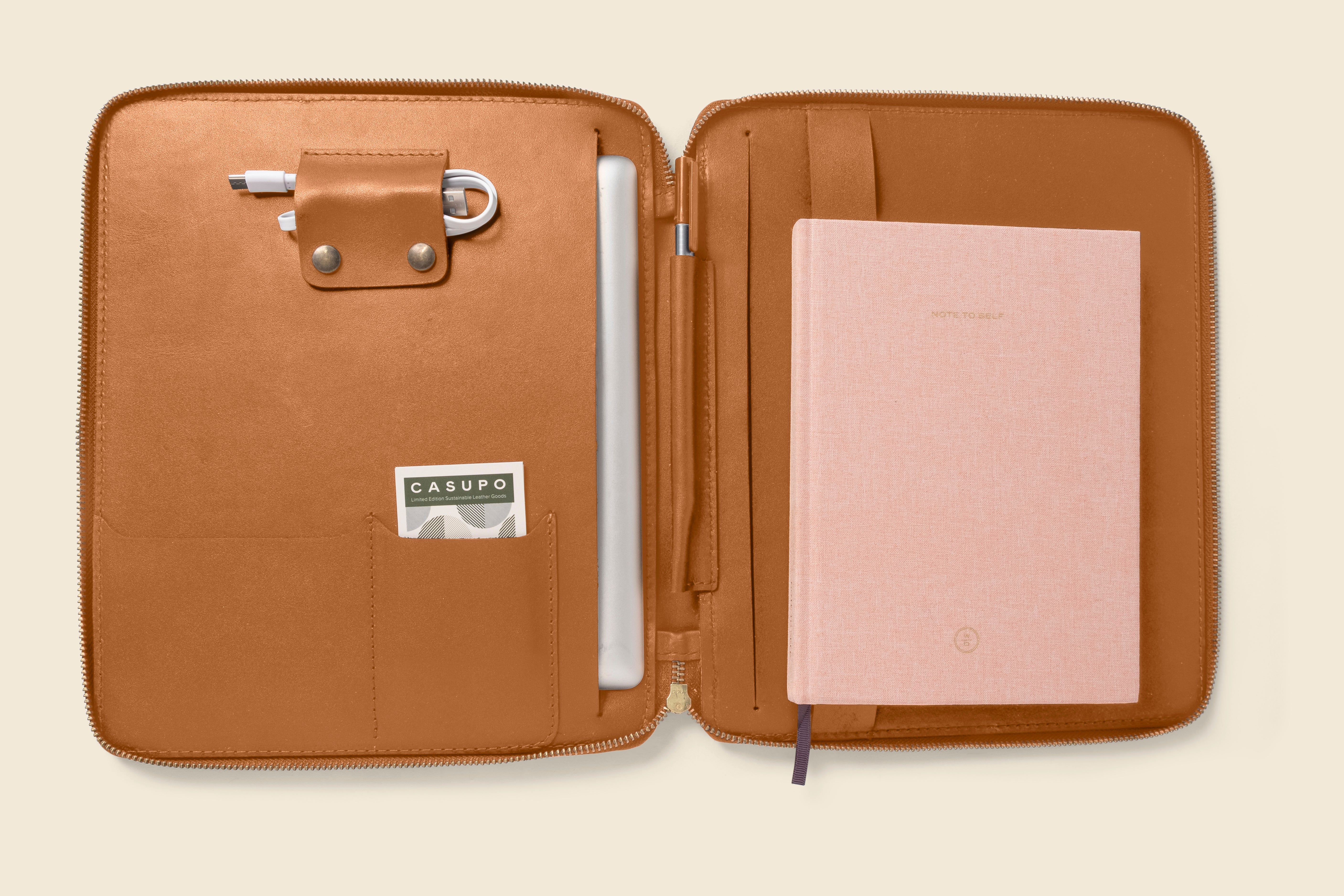 Brown leather Executive corporate gifts