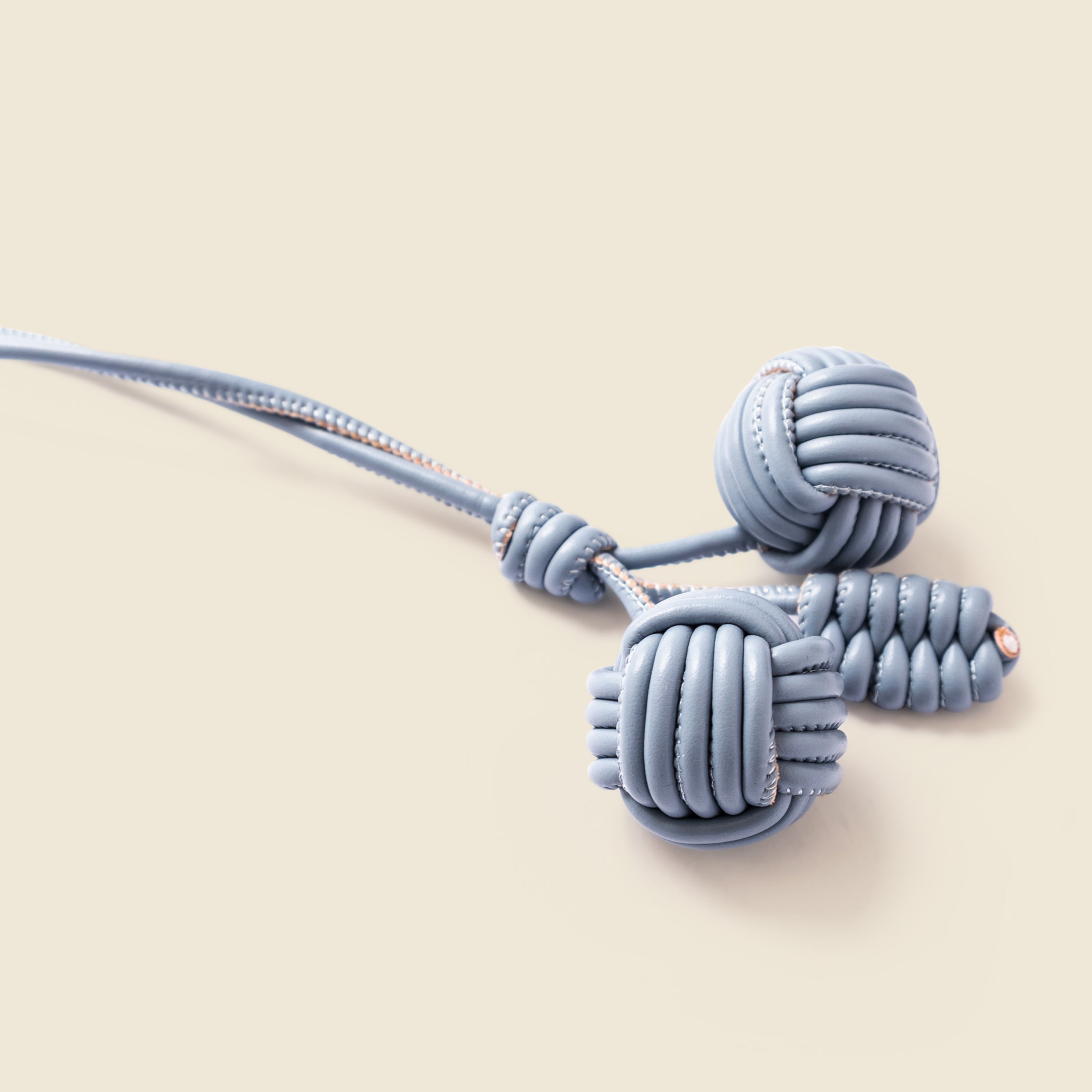 Vegan Leather Ball Bag Charm