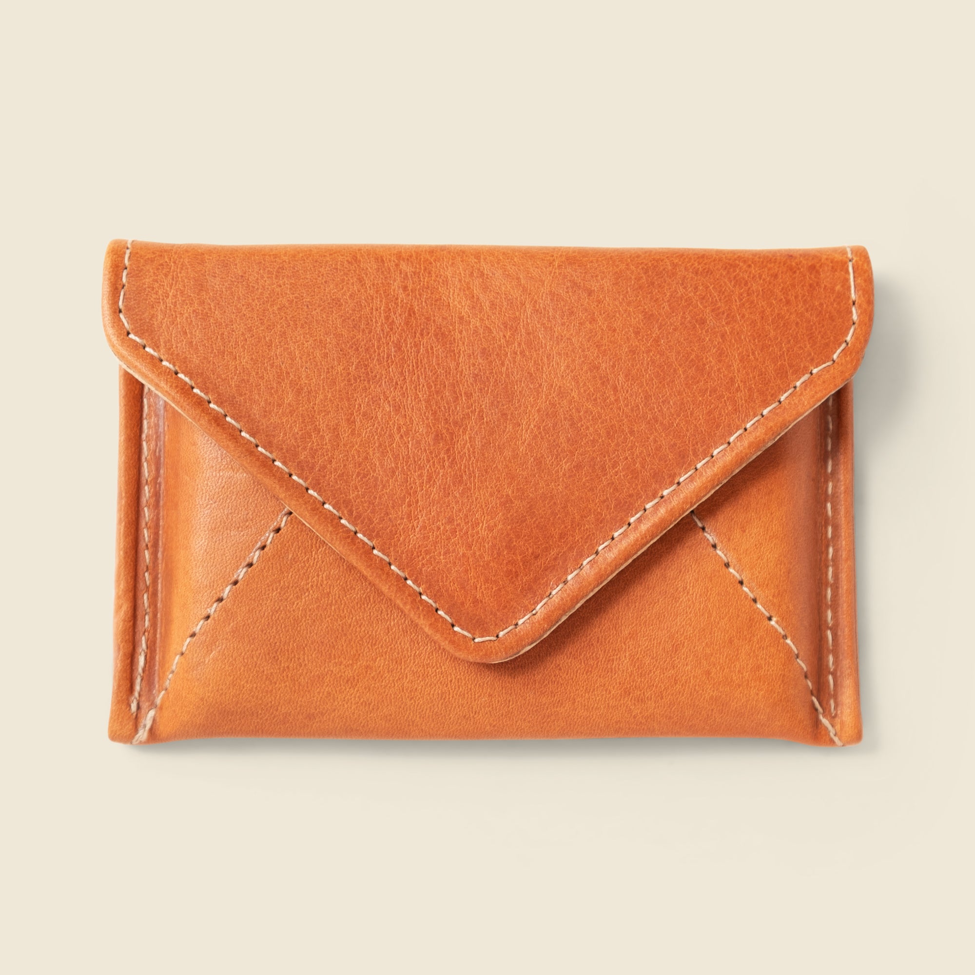 Mini Envelope Wallet with RFID Protection - Natural