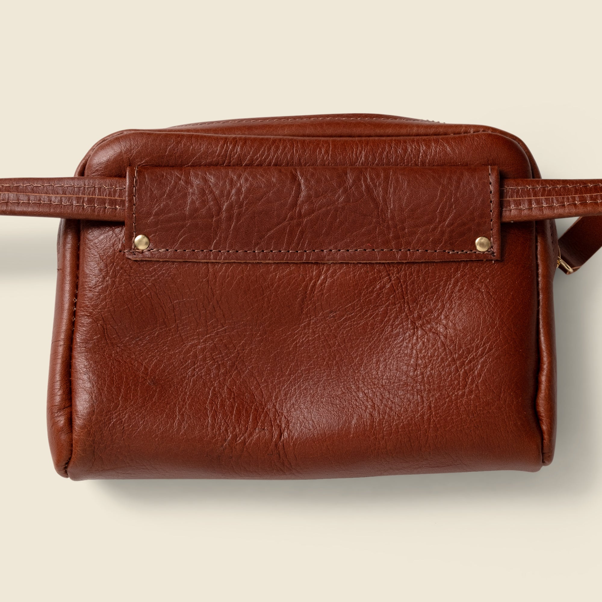 Leather Fanny Pack - Chocolate