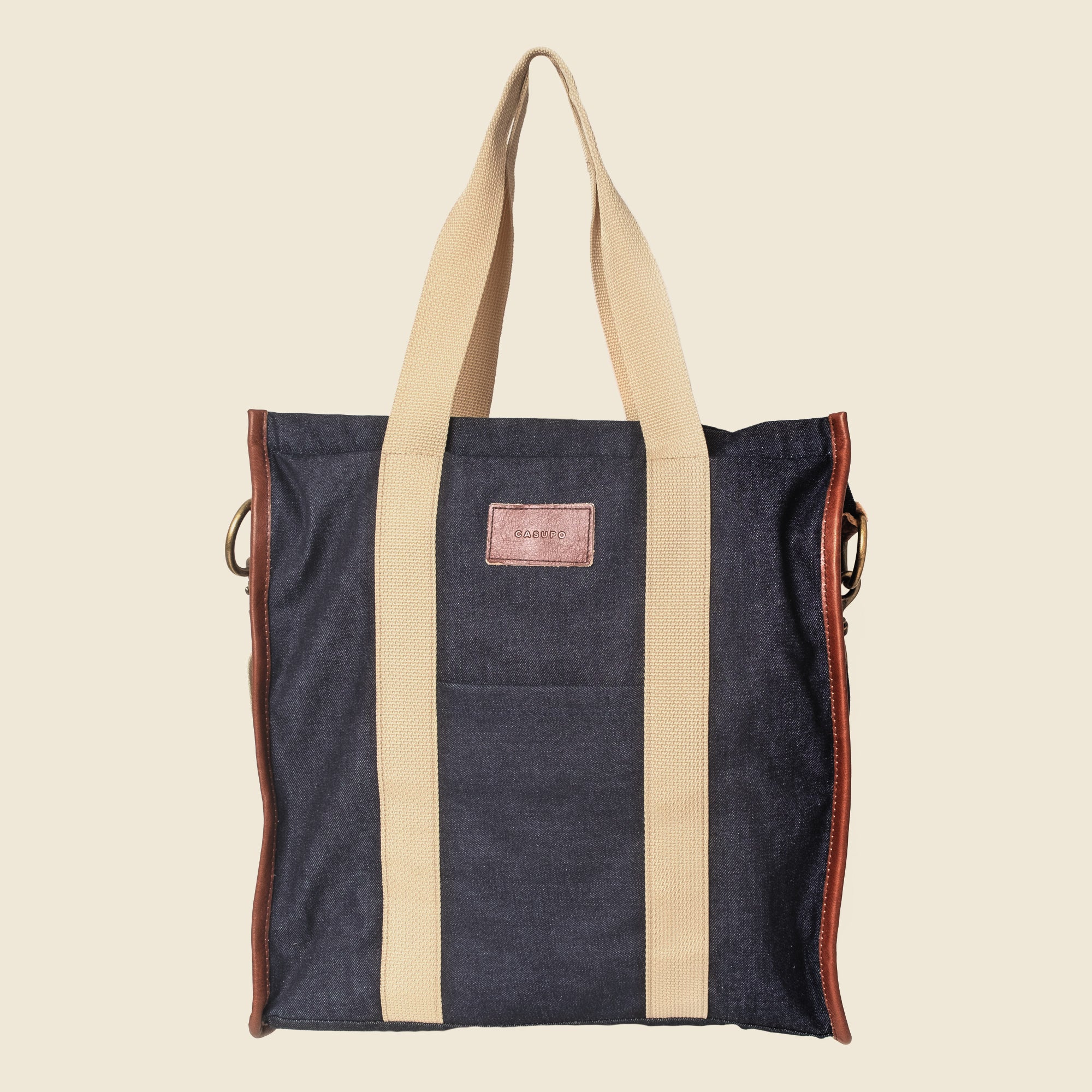 Tote bag with Small Crossbody bag - Denim