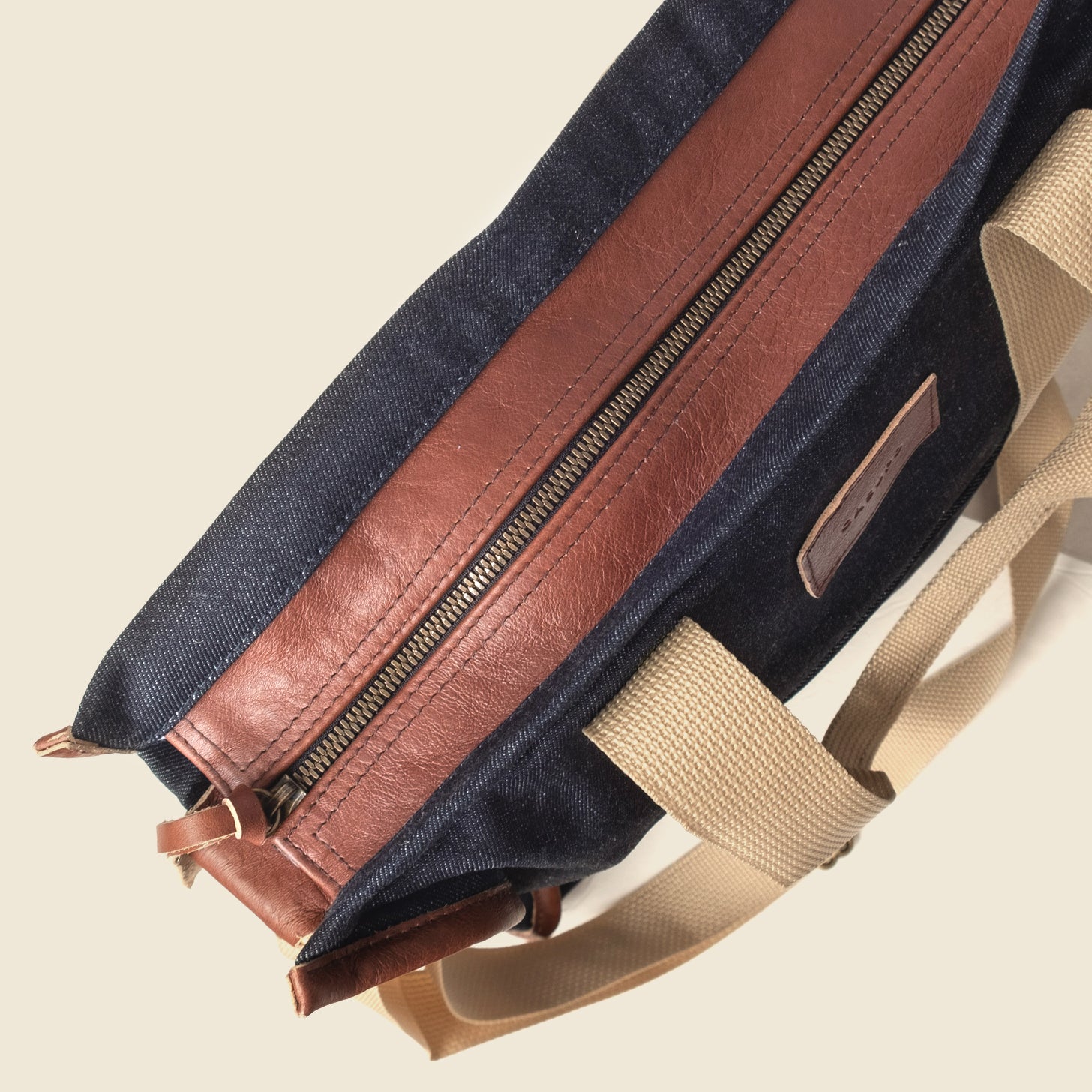 Tote bag with Small Crossbody bag - Denim