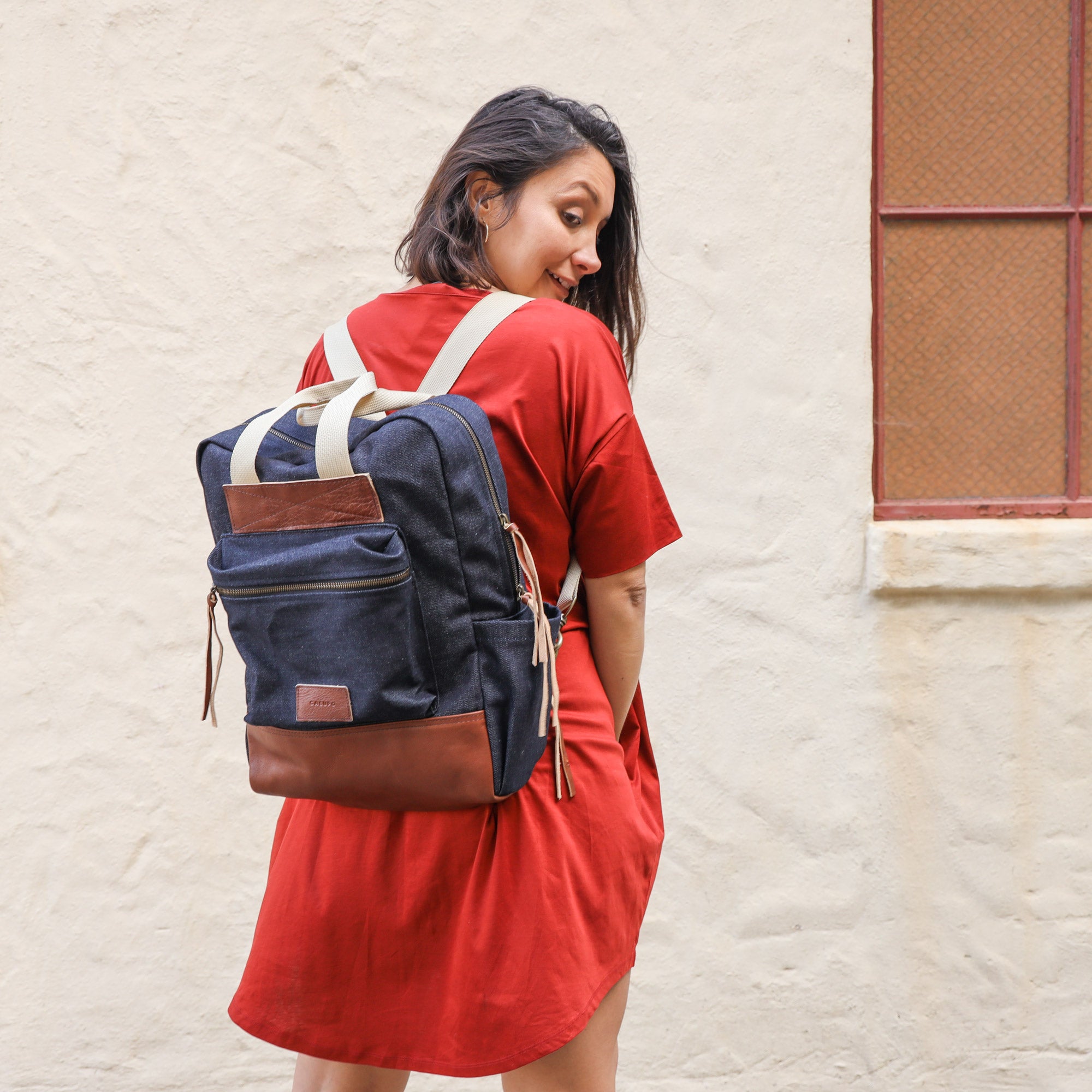 Travel Backpack - Denim