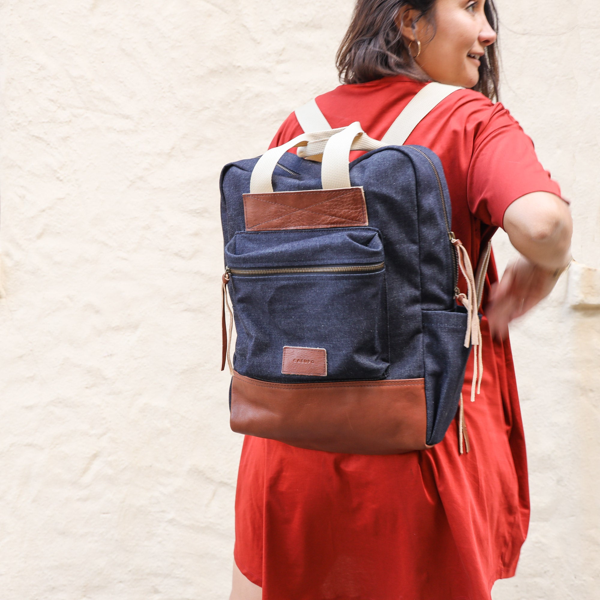 Travel Backpack - Denim