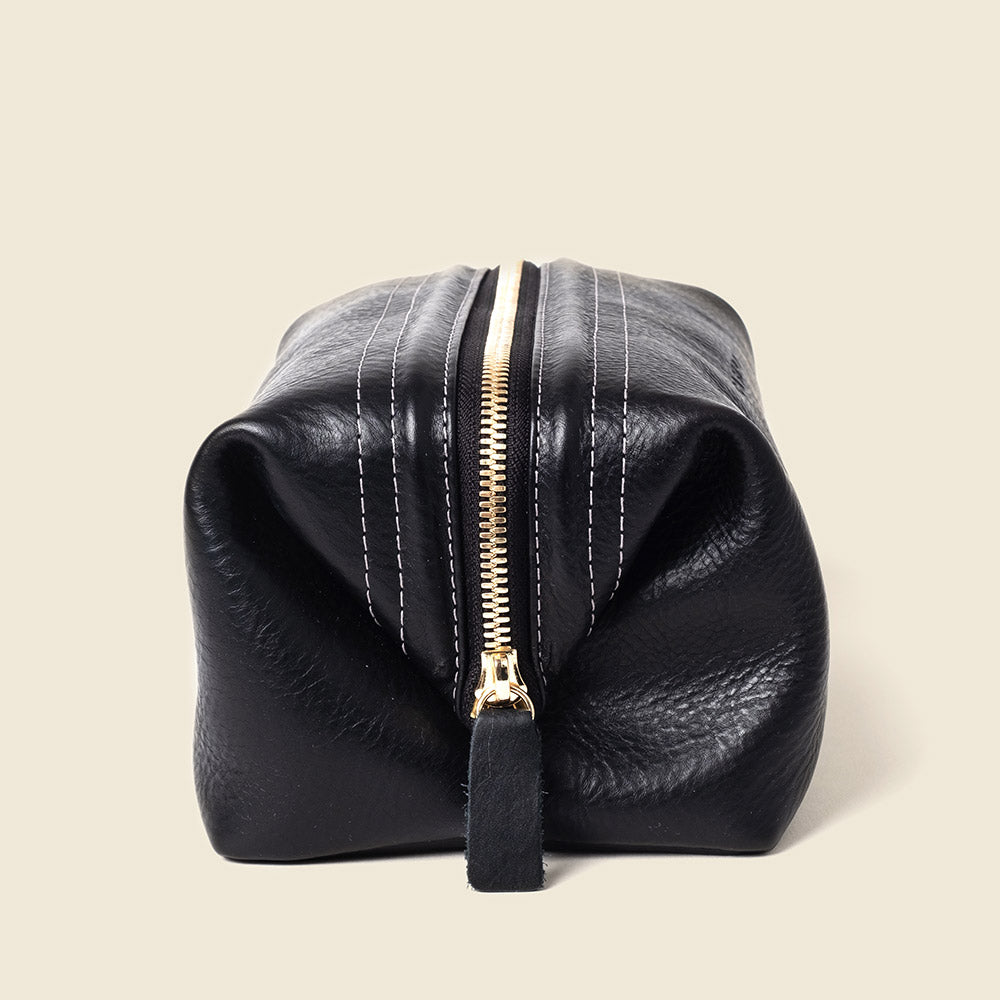 leather dopp kit for travel