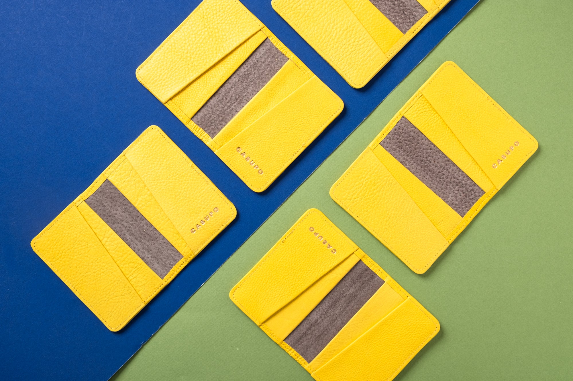 Wallets made with repurposed leather and RFID protection