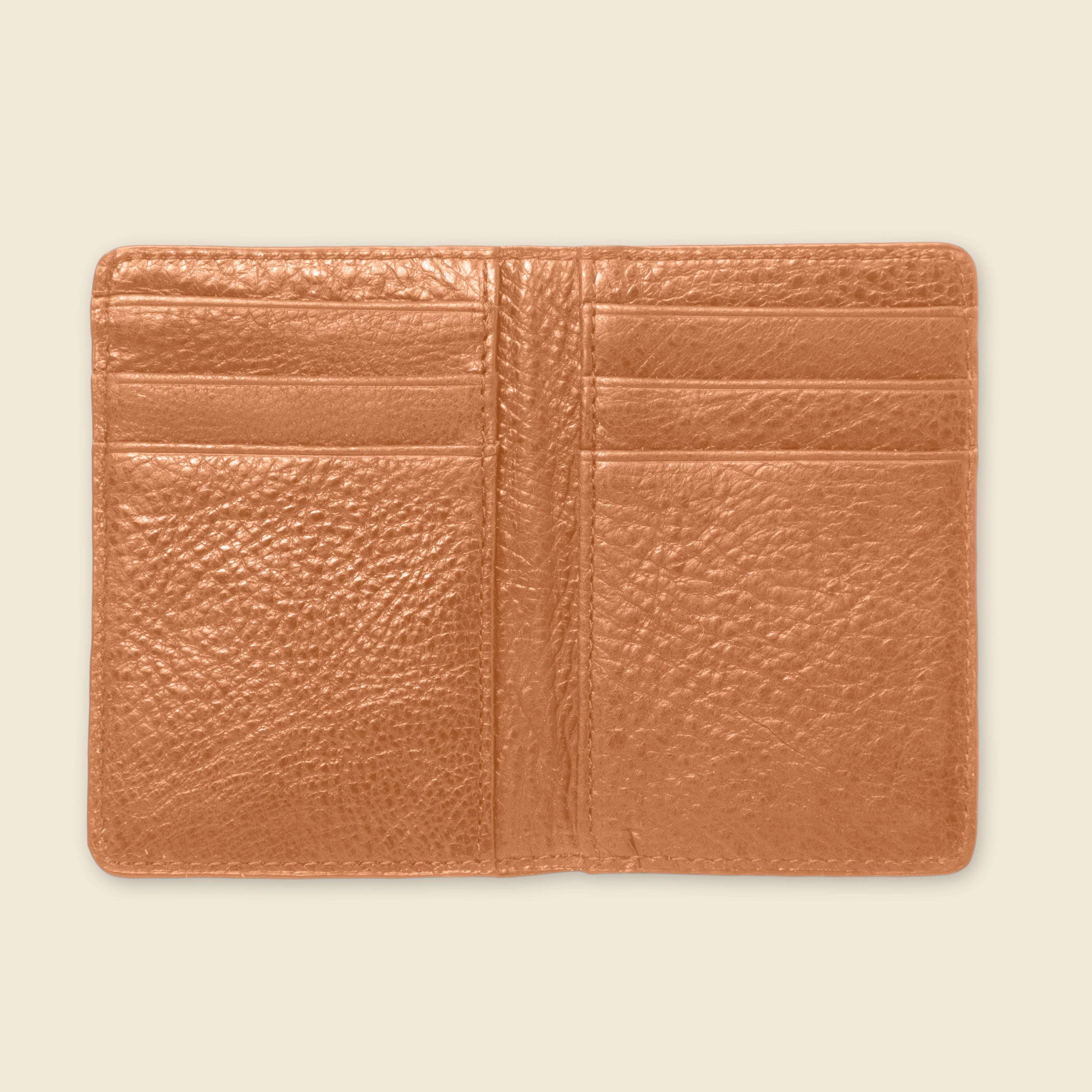 White label leather bifold wallet for corporate gifts