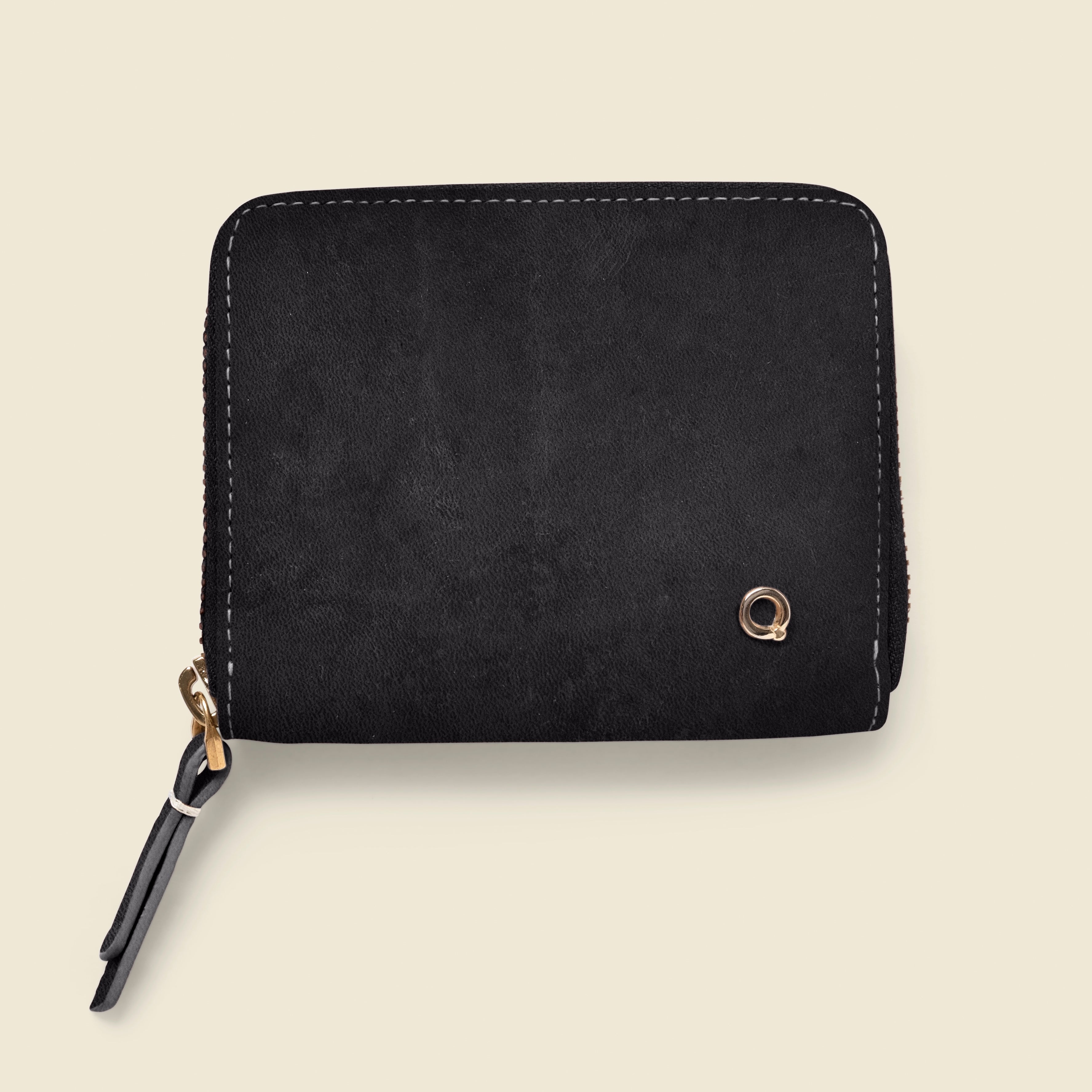 black zipper wallet for women - corporate gifts and private label
