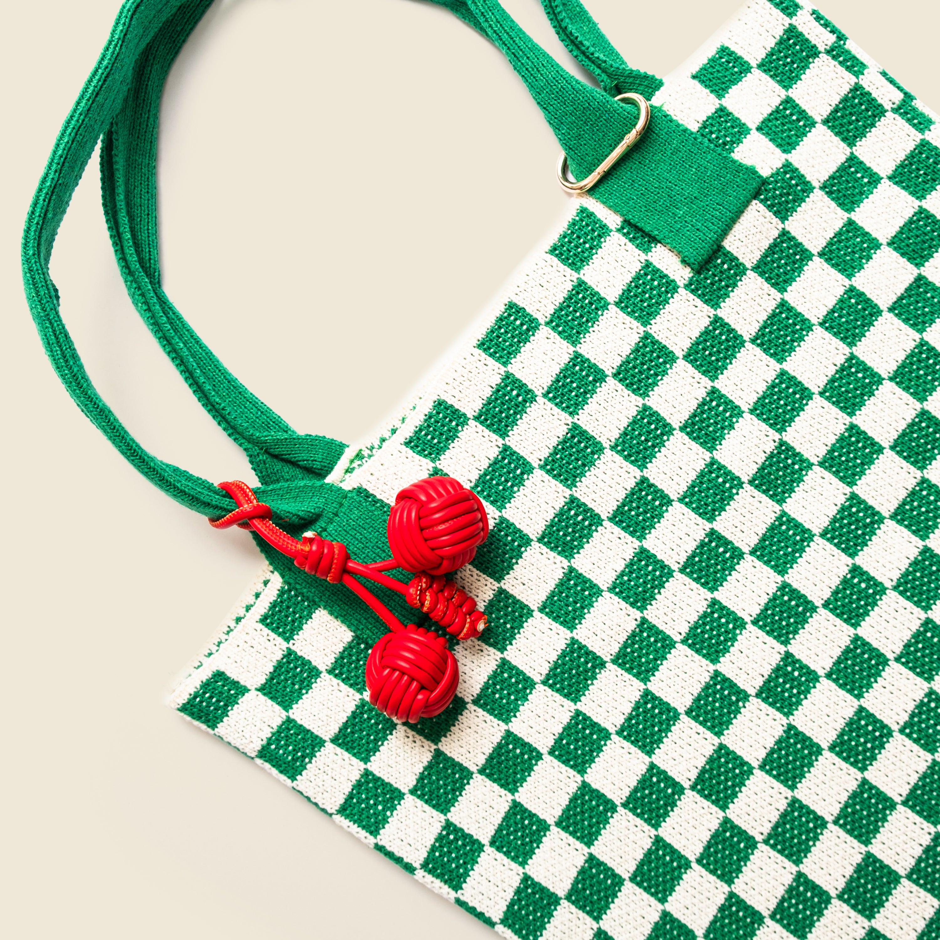 Vegan Leather Tassel Bag Charm