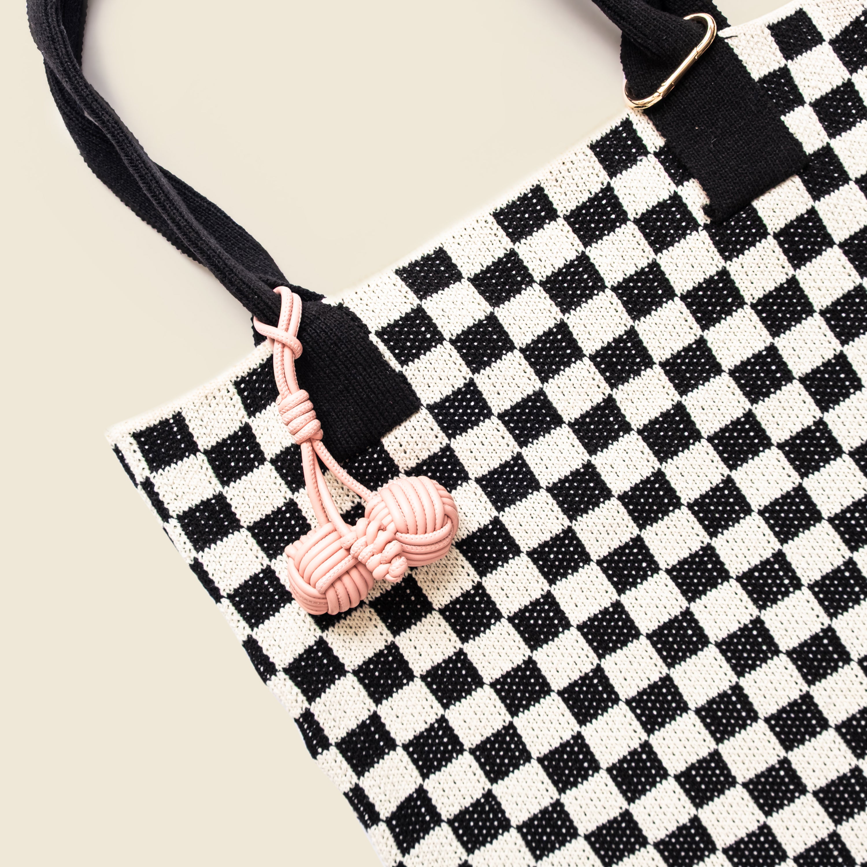 Vegan Leather Tassel Bag Charm