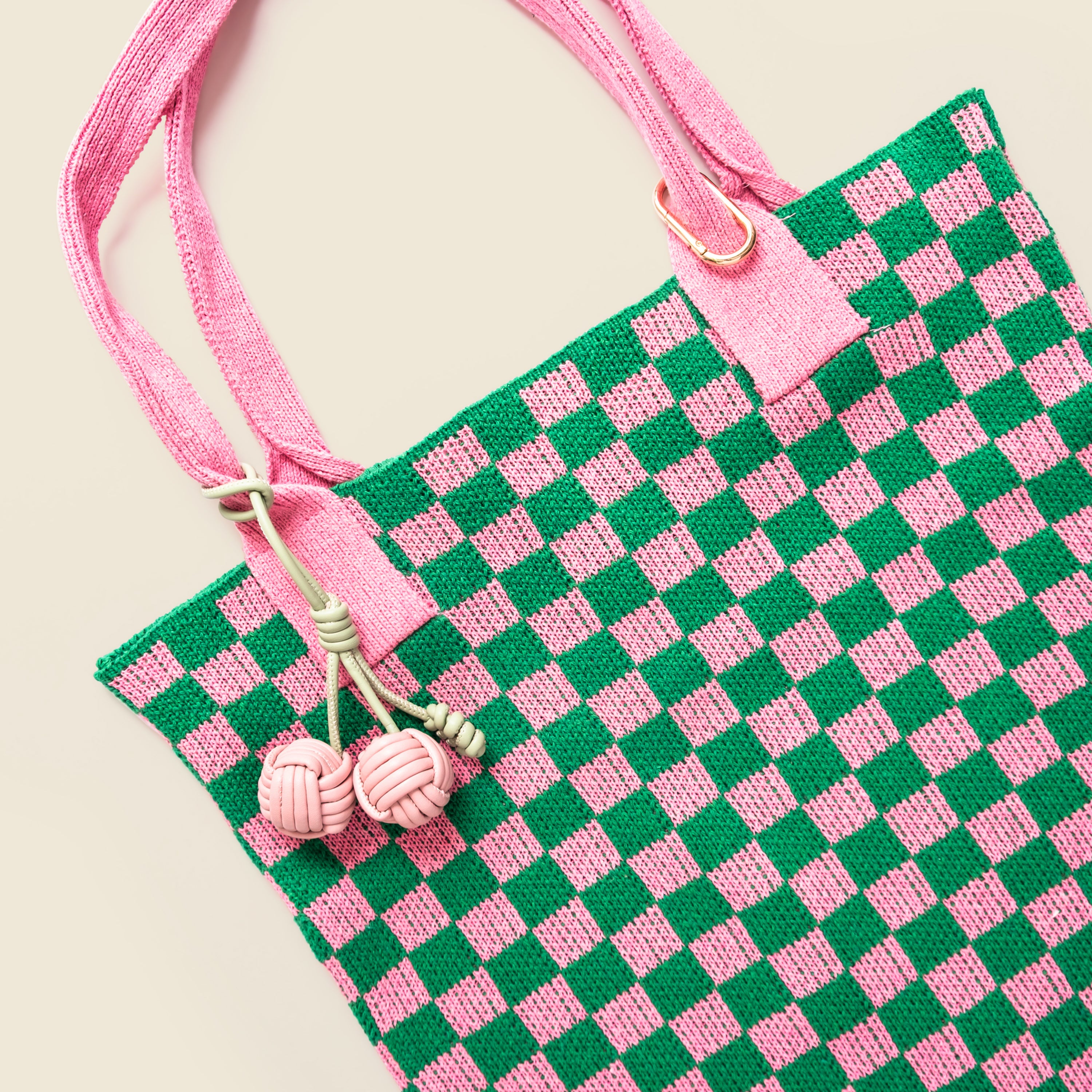 Vegan Leather Tassel Bag Charm