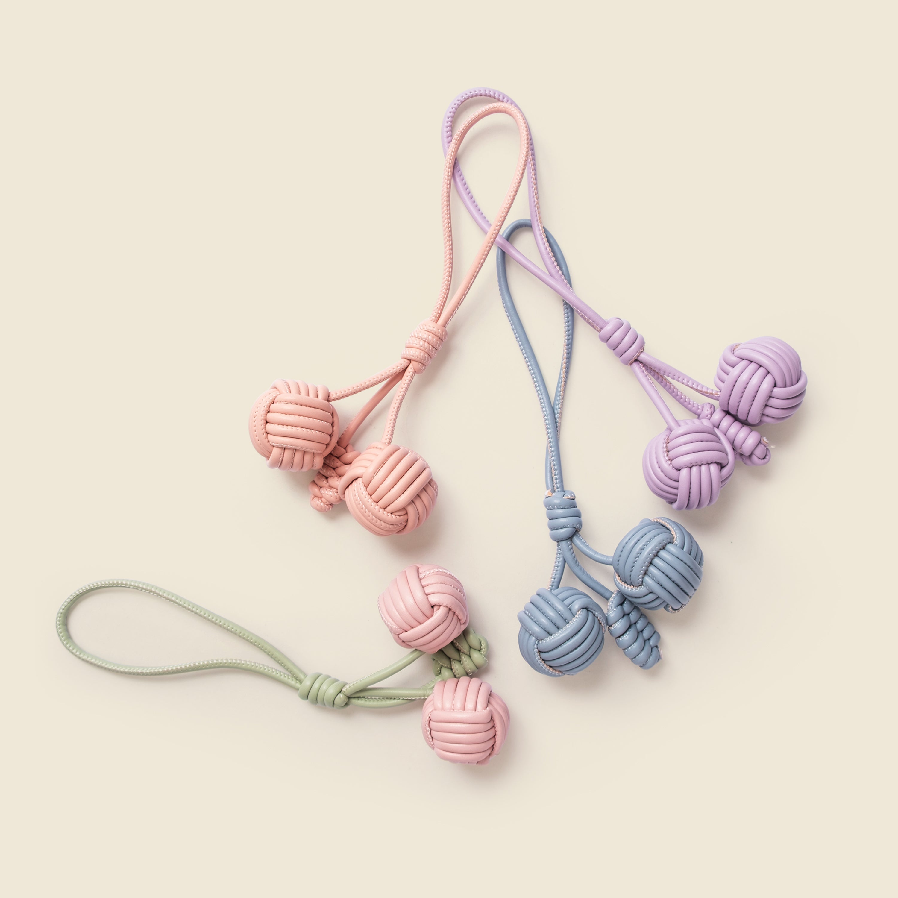 Vegan Leather Tassel Bag Charm