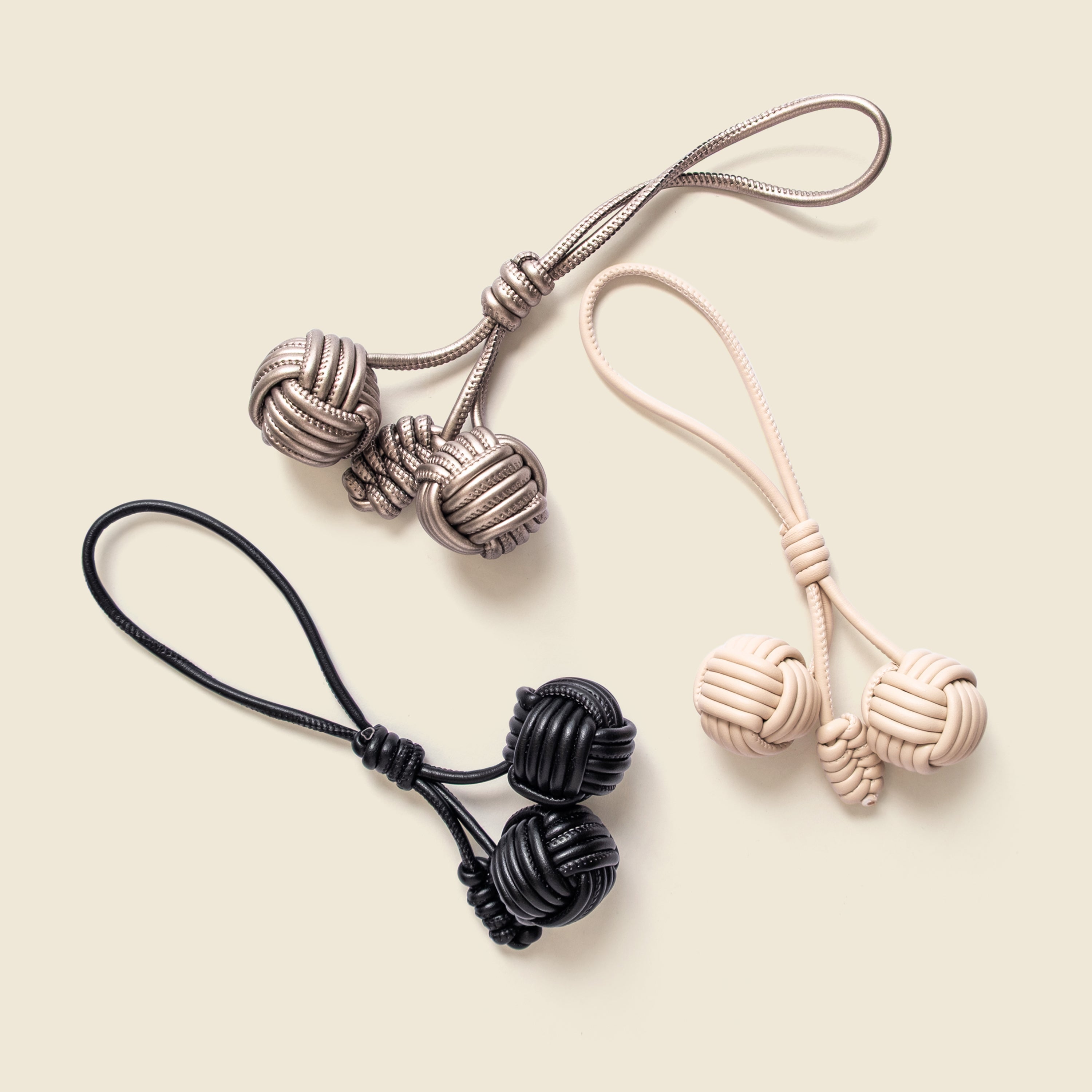 Vegan Leather Tassel Bag Charm