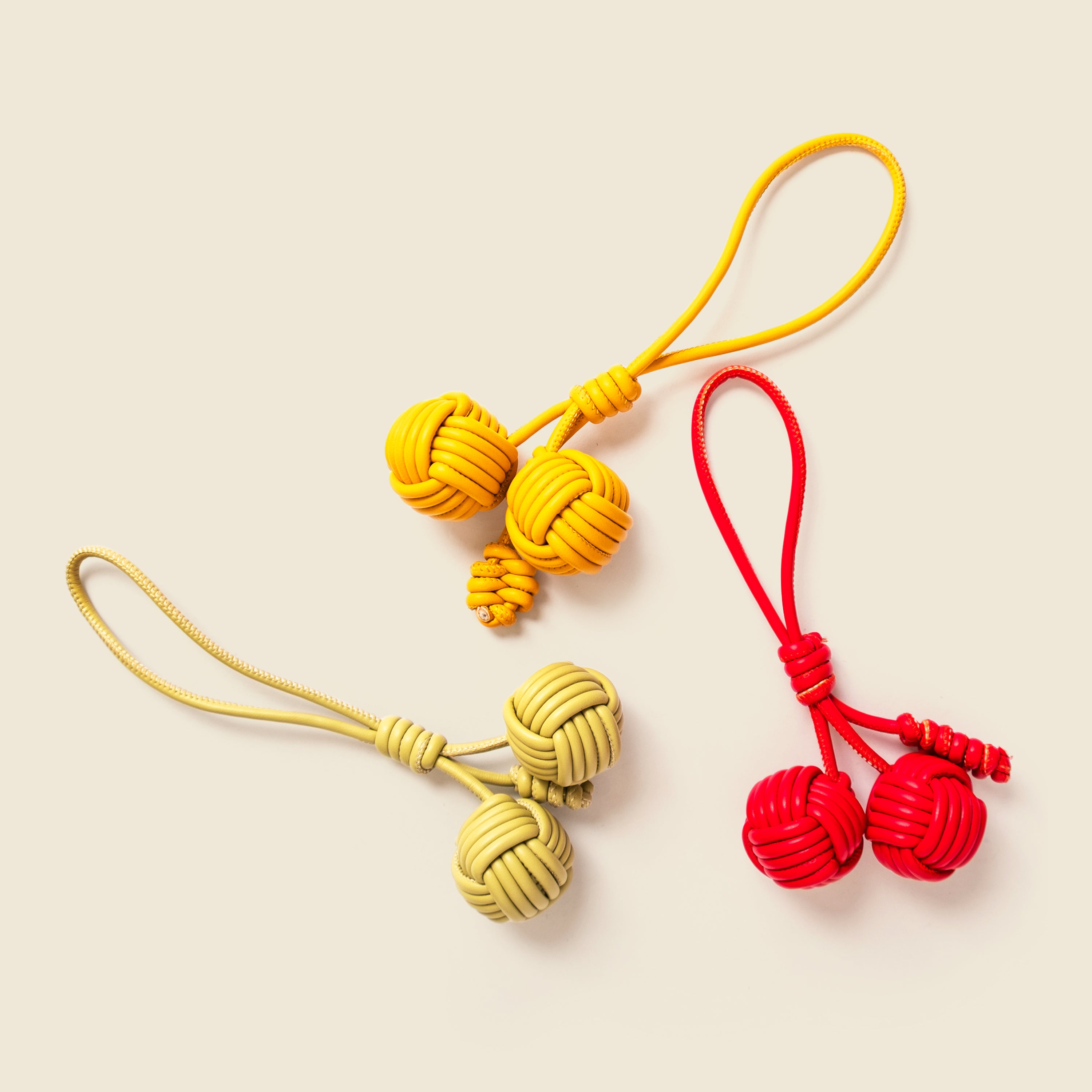 Vegan Leather Tassel Bag Charm