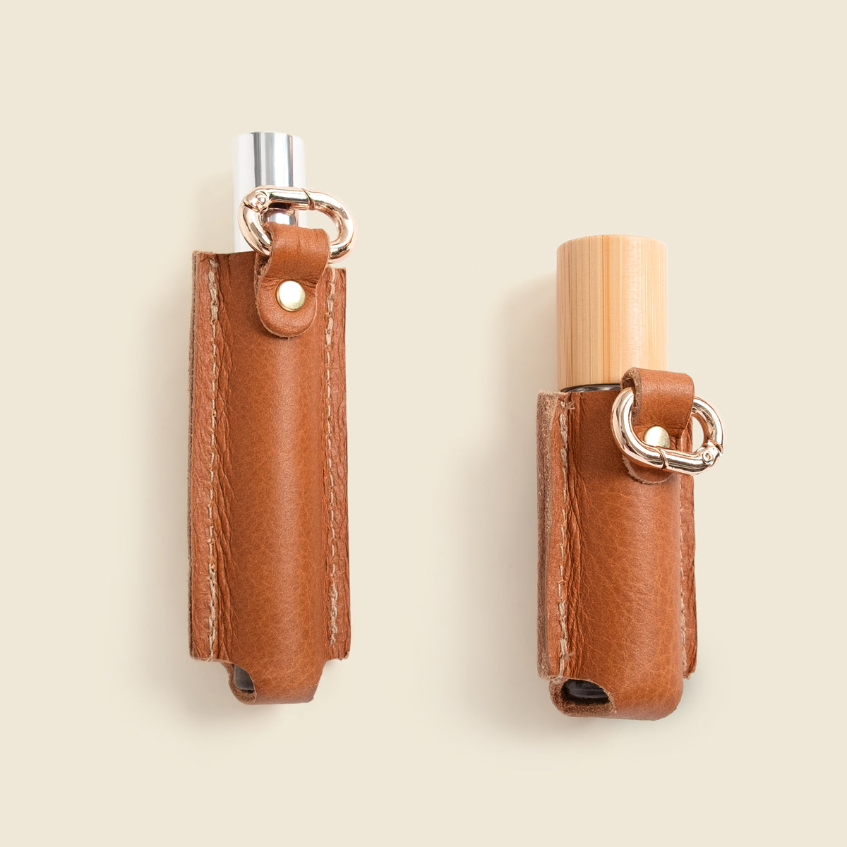 Custom Leather Sleeve for diffuser and scent rolls | Corporate Gifts