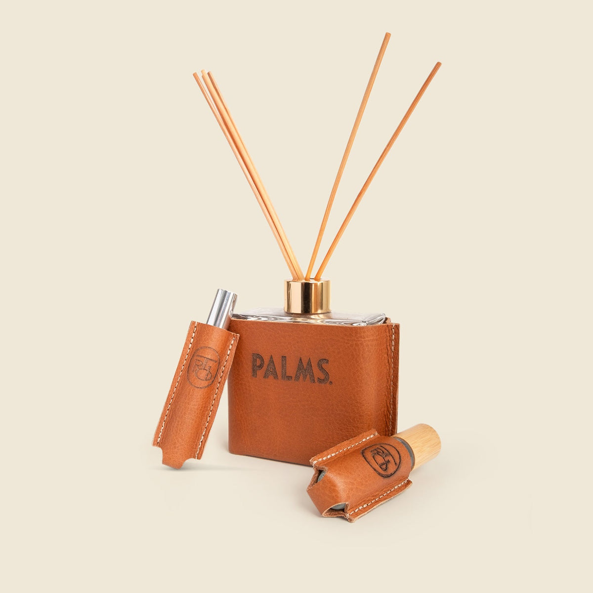 Custom Leather Sleeve for diffuser and scent rolls | Corporate Gifts