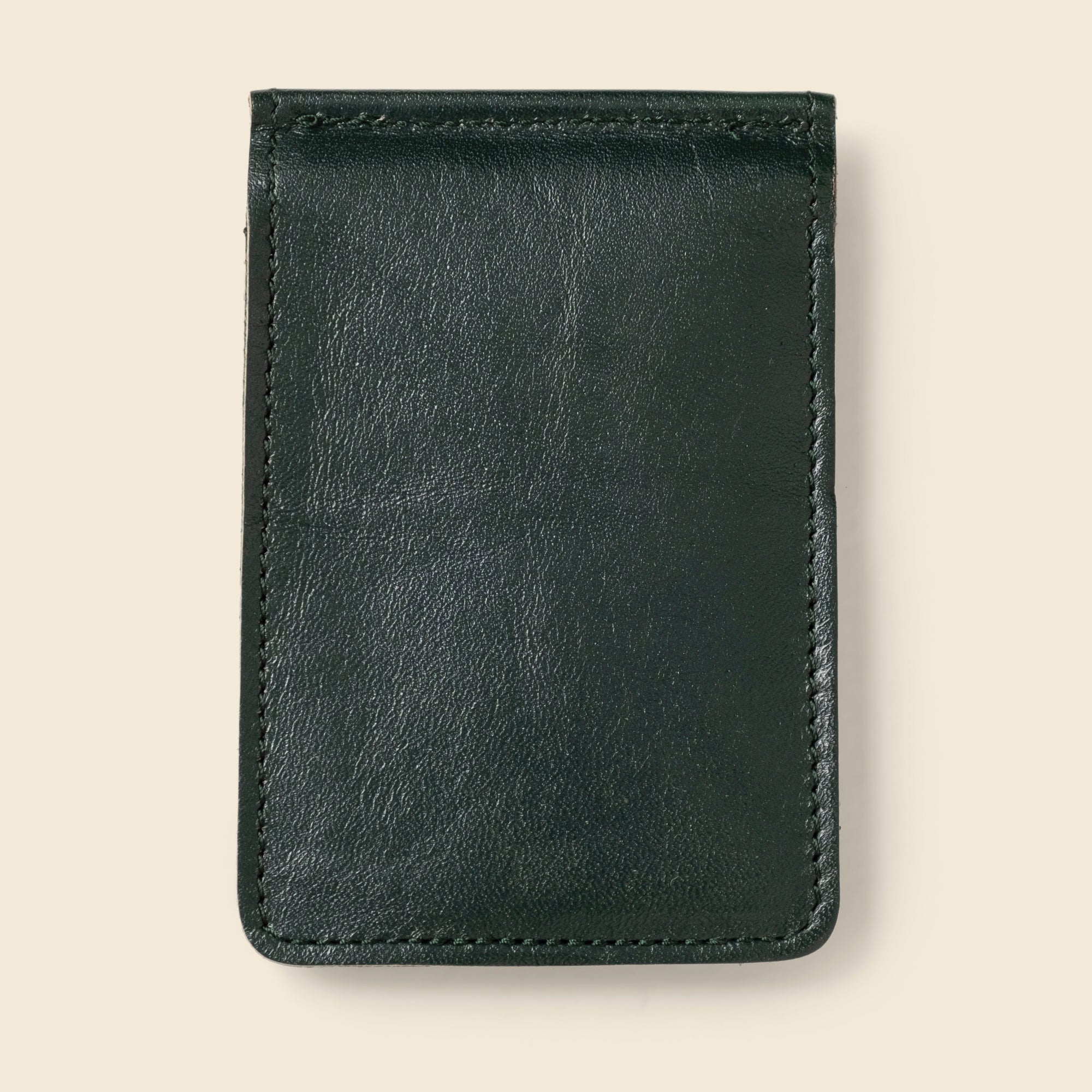 Bifold Money Clip Wallet - Forest Green