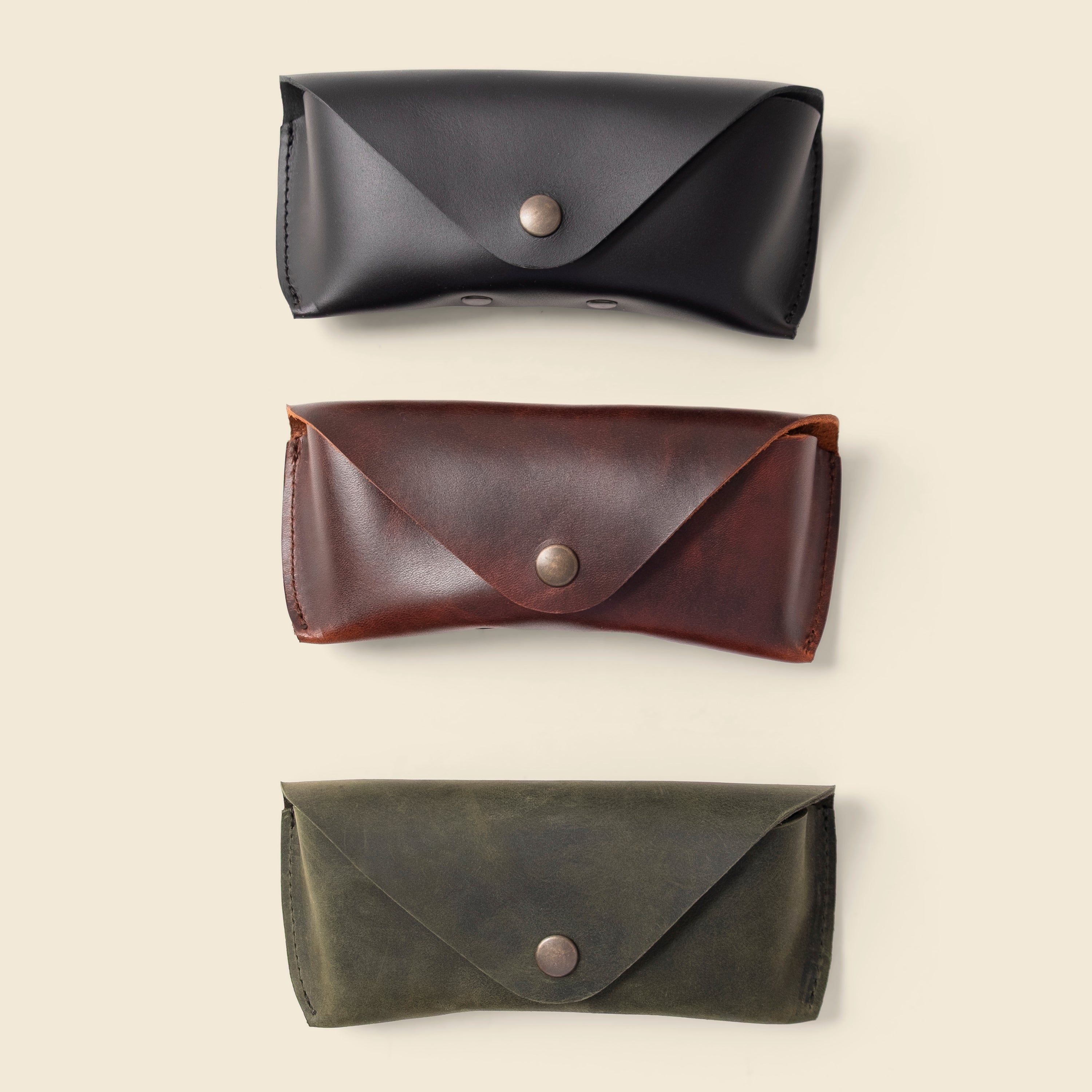 Customizable Structured Leather Eyewear Case | Custom Corporate Gift