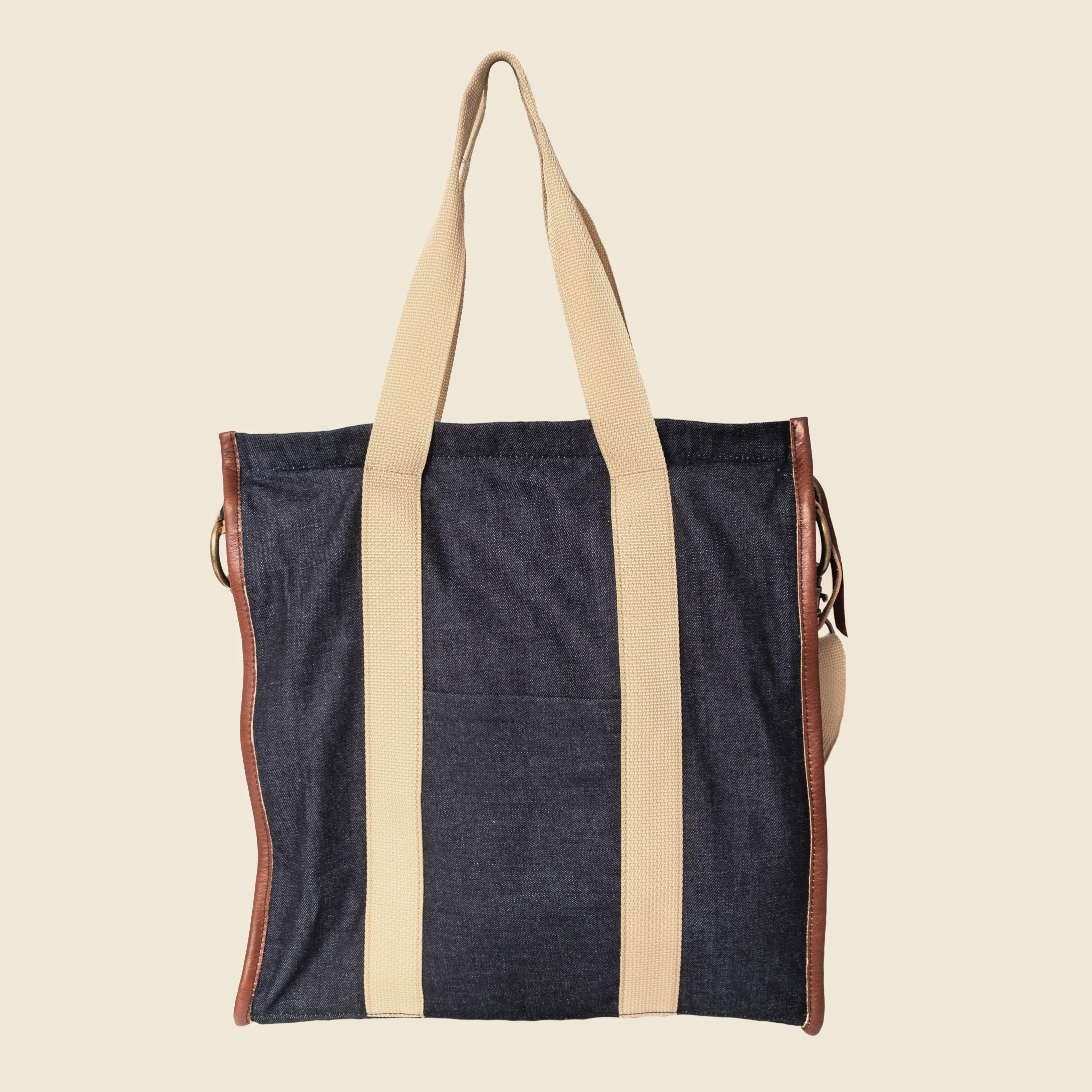 Tote bag with Small Crossbody bag - Denim