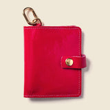 Wallet with Snap and Key Ring - Hot Pink