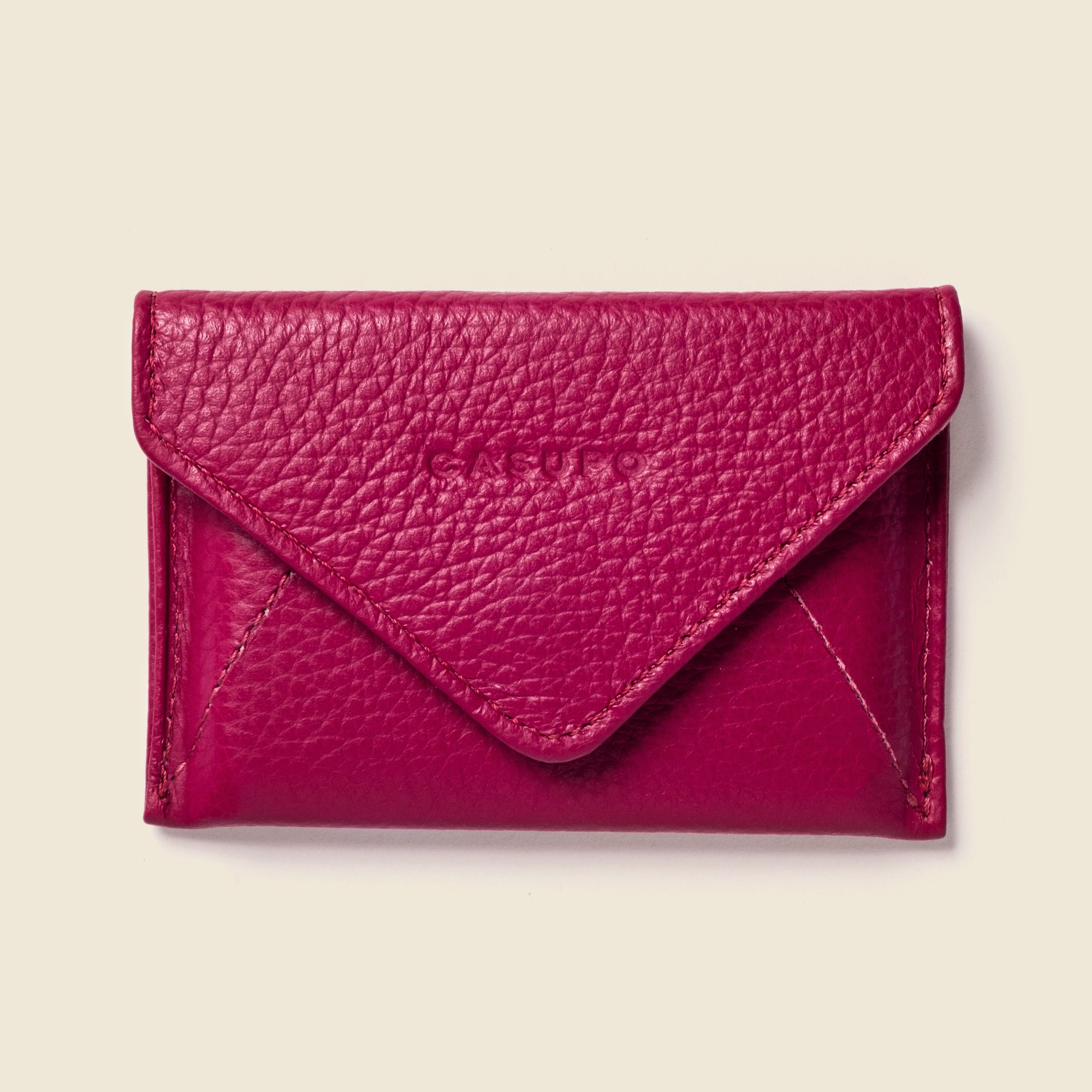 Pink berry leather wallet for moms