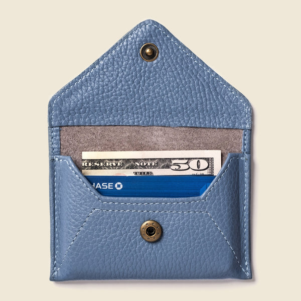 Mini Envelope Wallet With RFID protection - Sky Blue