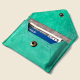 Mini Envelope Wallet With RFID protection - Mint