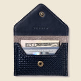 Mini Envelope Wallet With RFID protection - Navy Limited Edition