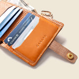 Wallet with Snap and Key Ring - Tan Limited Edition