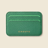 Mag Safe Leather Wallet with RFID - Green