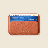 Mag Safe Leather Wallet with RFID - Tan