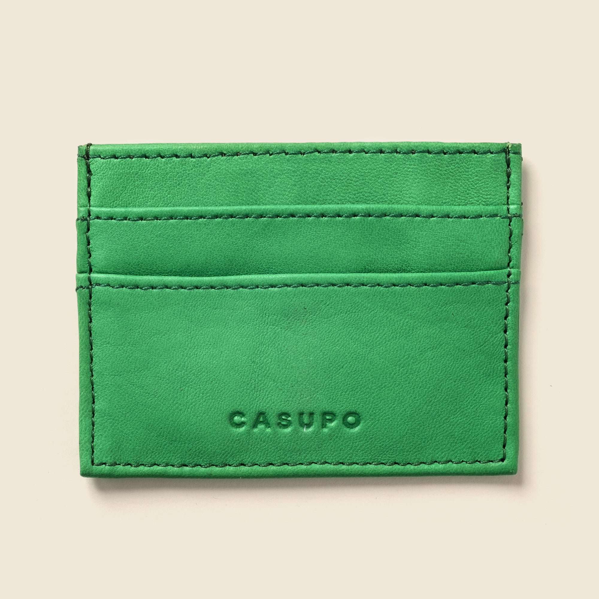 Slim Card Holder Wallet With RFID Protection - Green