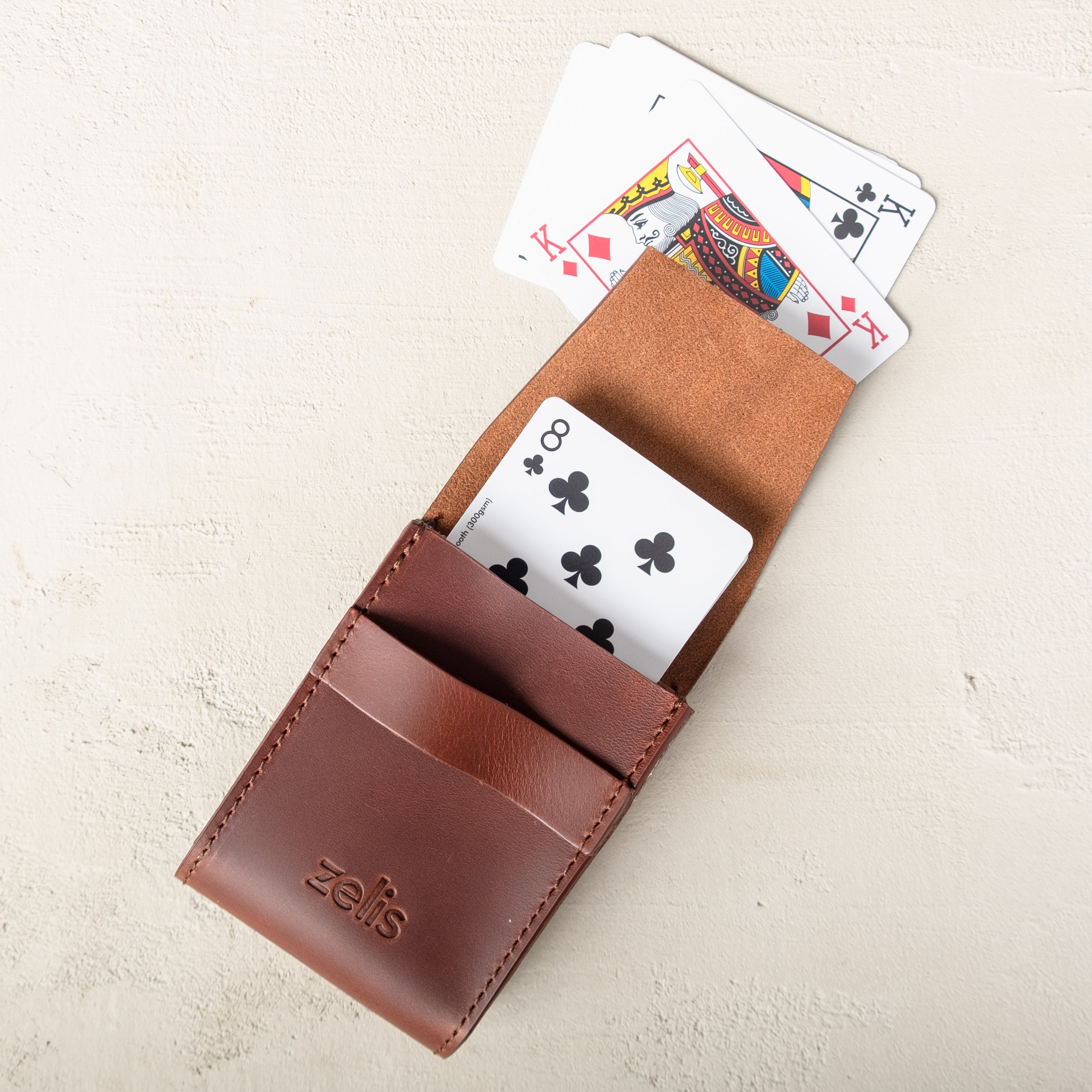 Custom Logo Leather Playing Card Case | Corporate Gifts & Promotional Merchandise