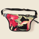 women's fanny pack with flowers