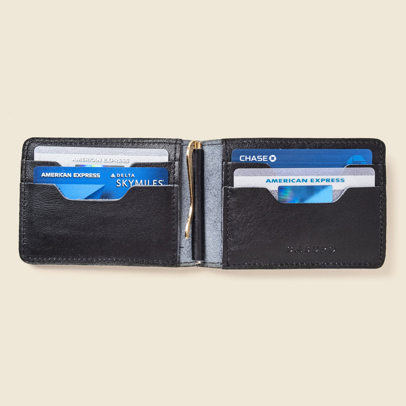 High end leather wallet for men