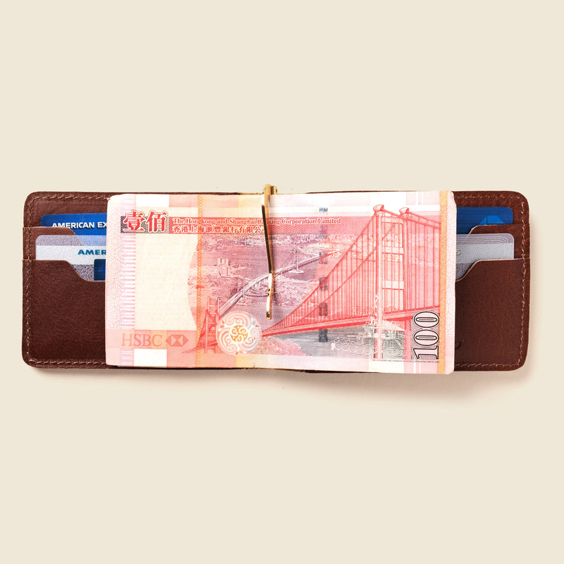 Compact men's wallet for Euro bills