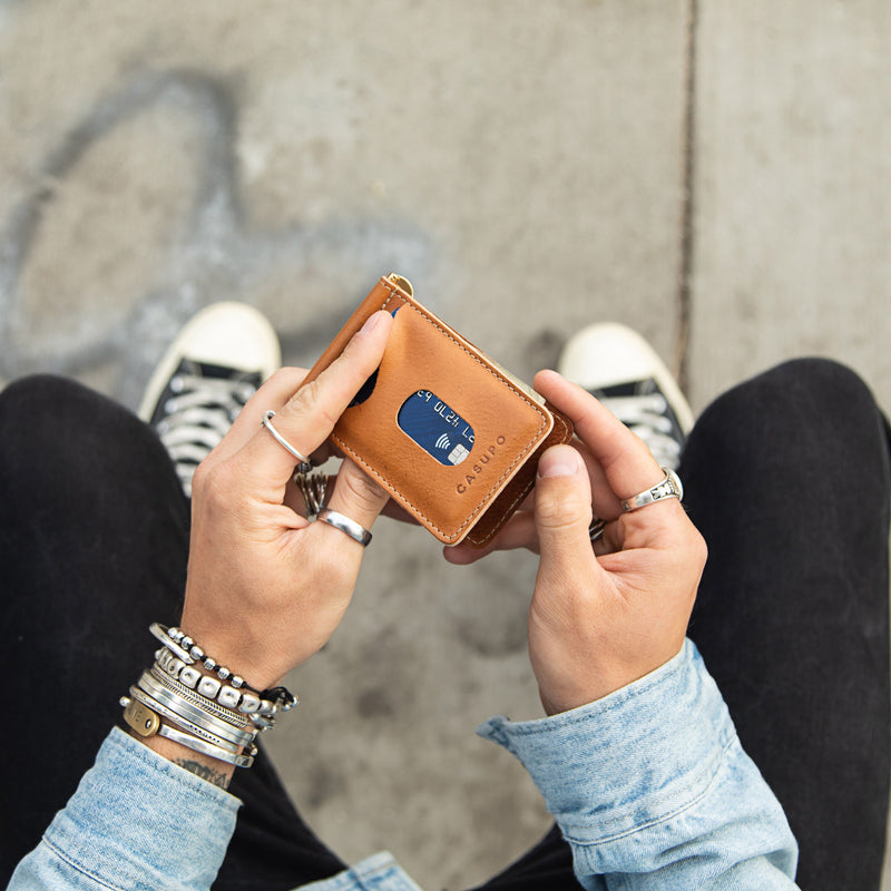 biodegradable leather wallet 